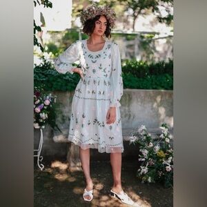 JessaKae Elina Pastel Floral Long Sleeve Dress